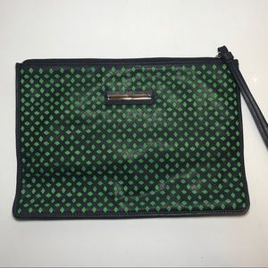 The Limited Clutch Hand Bag Blue/Green Exc Cond
